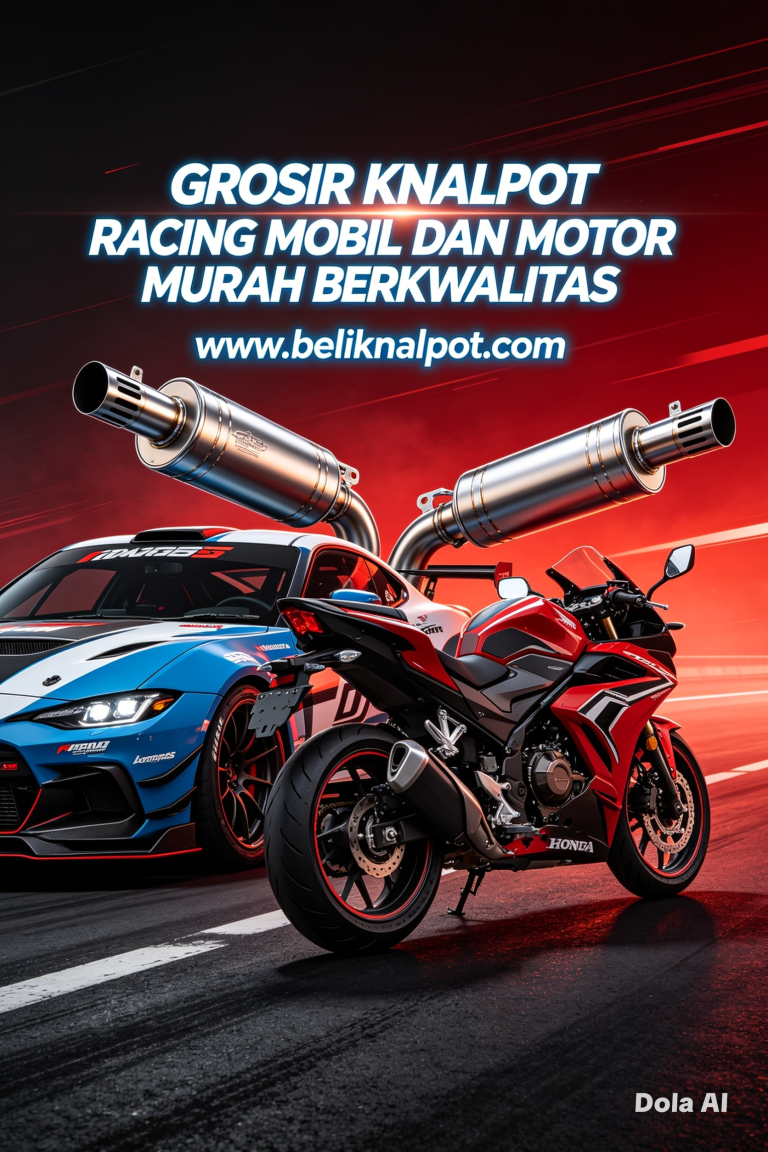 Judul: Pusat Grosir Knalpot Racing Mobil dan Motor Berkualitas Hadir, Harga Terjangkau Tanpa Kompromi [Kota, Tanggal] – Bagi para penggemar otomotif yang menginginkan performa kendaraan meningkat sekaligus tampil lebih garang, mencari knalpot racing yang tepat sering kali menjadi tantangan tersendiri. Kini, tantangan itu terjawab dengan hadirnya Grosir Knalpot Racing, pusat penyedia berbagai jenis knalpot modifikasi untuk mobil maupun motor yang menawarkan kualitas terbaik dengan harga yang sangat bersahabat di kantong. Berbeda dengan tempat penjualan biasa, tempat ini mengusung konsep grosir yang memungkinkan para konsumen, mulai dari pengguna biasa hingga pemilik bengkel atau toko aksesoris, mendapatkan harga jauh lebih murah namun dengan standar kualitas yang tetap dijaga ketat. Beragam model dan tipe tersedia lengkap, mulai dari model standar balap, tipe peluru, hingga model-model terbaru yang sedang tren, yang dirancang khusus untuk berbagai jenis kendaraan, baik motor matic, bebek, sport, maupun berbagai jenis mobil penumpang dan niaga. Kualitas menjadi prioritas utama. Setiap produk yang dijual terbuat dari bahan pilihan seperti baja tahan panas dan stainless steel berkualitas tinggi, sehingga dijamin awet, tidak mudah berkarat, dan mampu bekerja secara optimal dalam jangka waktu panjang. Tidak hanya sekadar mengubah suara menjadi lebih padat dan bertenaga, knalpot yang disediakan juga dirancang agar mampu mengoptimalkan aliran gas buang, yang berdampak langsung pada peningkatan tenaga mesin dan efisiensi bahan bakar. "Kami ingin memberikan solusi terbaik bagi masyarakat pecinta otomotif. Prinsip kami adalah 'murah tapi tidak murahan'. Semua barang yang kami edarkan sudah melalui pengecekan kualitas agar pelanggan puas dan aman saat digunakan," ujar pengelola grosir tersebut. Kemudahan juga diberikan bagi siapa saja yang ingin melihat koleksi lengkap, spesifikasi produk, maupun daftar harga terkini secara praktis tanpa harus datang langsung ke lokasi. Cukup mengakses situs resmi mereka di www.beliknalpot.com, pengunjung dapat menelusuri seluruh katalog produk, membandingkan model, hingga melakukan pemesanan dengan mudah dan aman melalui layanan daring yang tersedia. Dengan kehadiran pusat grosir ini, kini Anda tidak perlu lagi bingung atau merogoh kocek terlalu dalam untuk memodifikasi kendaraan. Dapatkan knalpot impian dengan kualitas terjamin dan harga terbaik hanya di www.beliknalpot.com, dan rasakan perbedaan performa kendaraan Anda dari yang lain.