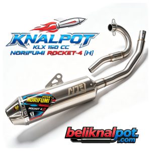Mengapa harus ganti ke Norifumi Rocket-4 di KLX 150 CC? ๐ โ
Performa Naik: Aliran gas buang lebih lancar, tenaga & torsi bertambah, respons gas lebih enteng โ cocok harian maupun trabas. Pas buat standar sampai bore-up 62 mm. โ
Suara Karakter: Ngebas bertenaga, tidak pecah, nada khas Norifumi โ keren, berisi, tidak bising berlebihan. โ
Kualitas Bahan: Full stainless steel tebal, anti karat, tahan panas, awet bertahun-tahun. Isian glaswool premium, suara awet lama. โ
Desain & Tampilan: Bentuk sporty, aerodinamis, bikin motor makin gagah & terlihat lebih mewah. โ
Mudah Pasang: Plug & Play, dudukan pas, tinggal pasang tanpa ubah rangka. โ
Irit BBM: Pembakaran lebih sempurna, konsumsi bensin bisa lebih hemat dibanding knalpot standar. Intinya: performa naik, suara enak, awet, tampilan makin keren. ๐ต๐จ Mau saya buatkan perbandingan lengkap dengan knalpot standar?