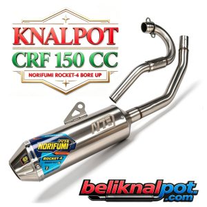 Kalau cari knalpot racing terbaik buat Honda CRF150L, yang paling dicari biasanya dilihat dari **power atas**, **suara bass racing**, **material**, dan cocok tidaknya buat harian atau bore up. Untuk spek standar sampai semi racing, Norifumi Rocket 4 masih jadi favorit karena karakter napas atasnya kuat dan suara khas trail racing. ([Moladin News][1]) ### Best overall — racing harian + trail Kelebihan: * Tarikan atas paling terasa * Suara gahar tapi masih enak harian * Cocok standar sampai bore up * Banyak dipakai komunitas CRF trail/supermoto ([Moladin News][1]) ### Paling racing — suara paling galak Cocok buat: * Supermoto * Semi kompetisi * Bore up + cam racing ### Budget racing terbaik Bagus buat: * Harian modif racing * Budget hemat * Suara lebih nyaring ### Alternatif racing harian premium Lebih cocok kalau: * Mau suara racing tapi tidak terlalu brutal * Fokus kualitas finishing dan durability | Attribute | [Knalpot Norifumi Rocket 4 SS CRF 150 L]() | [Knalpot CRF 150 L - Original Norifumi Rocket 4 Carbon Honda CRF 150L]() | [KNALPOT PRO LINER PROLINER TR1 TR 1 R]() | [KNALPOT R9 ALPHA NEW BLACK SERIES]() | | --------------- | ------------------------------------------ | ------------------------------------------------------------------------ | ----------------------------------------- | ------------------------------------- | | Karakter tenaga | Tengah–atas kuat | Atas agresif | Respons spontan | Tengah–atas halus | | Suara | Bass padat | Racing keras | Nyaring | Lebih halus | | Cocok bore up | Ya | Sangat cocok | Lumayan | Ya | | Material | Stainless | Carbon | Stainless | Stainless | | Harian nyaman | Ya | Agak berisik | Berisik | Paling nyaman | | Harga | Menengah | Premium | Murah | Menengah | Kalau pilihannya: * mau paling enak overall → Norifumi Rocket 4 SS * mau racing maksimal → Rocket 4 Carbon * mau murah tapi galak → Proliner TR1 * mau harian premium → R9 Alpha [1]: https://moladin.com/blog/pilihan-knalpot-racing-crf150l-terbaik/?utm_source=chatgpt.com "5 Pilihan Knalpot Racing CRF150L Terbaik, Bikin Motor Keren!"