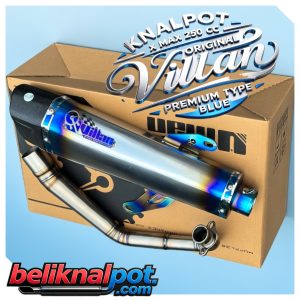 KNALPOT X MAX 250 CC PRODUCT ORIGINAL VILLAN PREMIUM TYPE BLUE