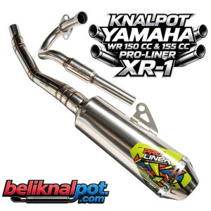 Knalpot Pro Liner XR-1 adalah pilihan paling cocok & terbaik untuk Yamaha WR 150/155cc, didesain pas, plug-and-play, dan seimbang antara tenaga, suara, dan pemakaian harian . ✅ Kenapa Paling Cocok? - Pasang Langsung (PNP): Dudukan, lekukan pipa, dan diameter saluran pas dengan rangka & mesin WR 155, tidak perlu ubah apa pun . - Bahan: Full stainless steel, anti karat, awet, lebih ringan dari bawaan pabrik (sekitar 2,5 kg). - Karakter: Didesain untuk motor trail 150–155cc standar maupun sedikit modifikasi, aliran gas buang diatur agar tenaga tidak hilang di putaran bawah maupun atas.   ⚙️ Performa Harian - Putaran Bawah–Tengah: Sangat enak, respons gas lebih cepat, tarikan enteng saat jalan macet, tanjakan, atau jalan desa — pas buat harian, tidak lemas. - Putaran Atas: Napas lebih panjang, akselerasi lebih lincah dibanding knalpot standar, aman sampai batas putaran aman mesin. - Konsumsi BBM: Hampir sama dengan standar, tidak boros berlebihan (asal tidak dipacu terus menerus). - Suara: Bulat, padat, tidak berisik menyakitkan telinga; ada opsi DB Killer kalau ingin lebih halus — aman dipakai lewat perumahan. - Ketahanan: Tahan panas, anti karat, kuat terkena lumpur/air, cocok buat harian maupun sesekali trabasan.   📌 Perbandingan Singkat - ✅ XR-1: Seimbang harian + tenaga, suara sopan, paling direkomendasikan. - ⚠️ TR-1: Lebih bising, tenaga atas lebih besar tapi bawah agak berkurang — kurang nyaman harian. - ❌ Knalpot model balap: Terlalu bising, putaran bawah lemas, boros, tidak cocok jalan raya. Kesimpulan: Pro Liner XR-1 adalah pilihan terbaik untuk WR 150/155cc: pasang pas, nyaman harian, tenaga bertambah, awet, dan suara enak. Apakah kamu mau saya berikan kisaran harga dan tempat beli yang terpercaya?