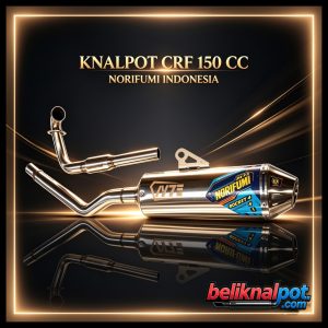TOKO KNALPOT CRF 150 CC-KLX 150 CC-WR 155 CC FULL SYSTEM MANIPOLE BENDING BAHAN STAINLESS STEEL