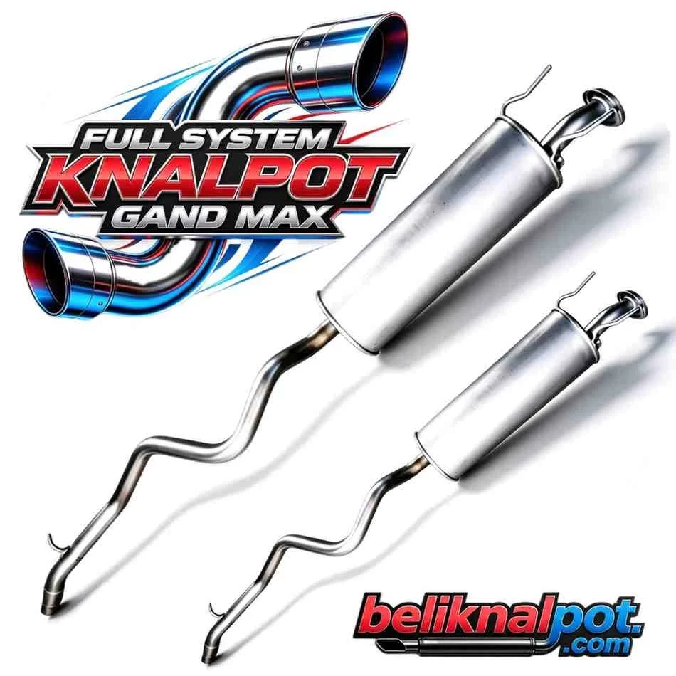 FULL SYSTEM KNALPOT STANDAR DAIHATSU GRAND MAX MUDAH PEMASANGAN TANPA RIBET