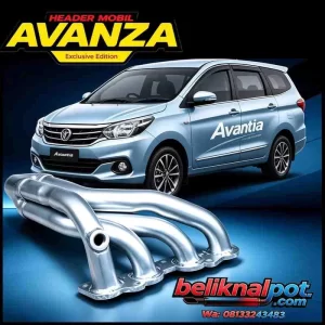 HEADER MOBIL TOYOTA AVANZA BAHAN PIPA TEBAL KUAT TAHAN LAMA PERFORMA MOBIL LEBIH TINGGI