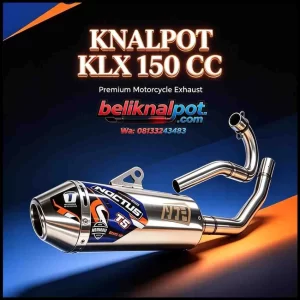 KNALPOT MOTOR RACING KLX 150 CC NOCTUS BAHAN STAINLESS SUARA GARANG TARIKAN GARANG
