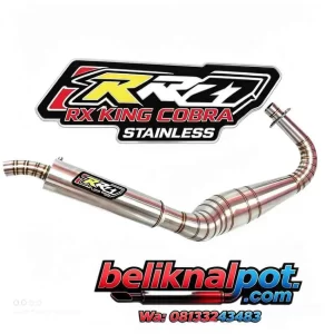 KNALPOT RACING YAMAHA RX KING COBRA STAINLESS SUARA GARING TARIKAN ENTENG BERTENAGA