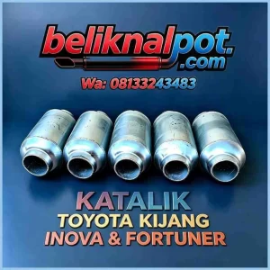 KATALISATOR ATAU KATALIK TOYOTA KIJANG INOVA DAN TOYOTA FORTUNER BAHAN GALVANIS TEBAL & KUAT