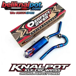 FULL SYSTEM KNALPOT MOTOR KLX-CRF-WR155 ORIGINAL PERFECT POWER BLUEMOON SUPER PULL