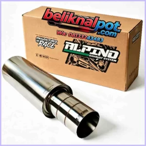 KNALPOT MOBIL ORIGINAL ALPINO EXHAUST PREMIUM UNTUK SEMUA JENIS MOBIL SUARA RACING