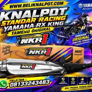 KNALPOT MOTOR STANDAR RACING  YAMAHA RX KING TAMENG ORIGINAL NKR1 BARANG KWALITAS TINGGI