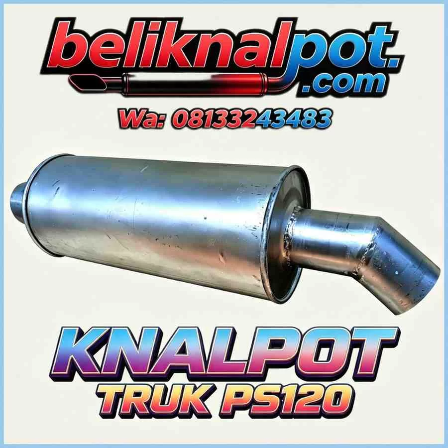KNALPOT KENDARAAN TRUK MITSUBISHI PS120 BAHAN GALVANIS TEBAL KUAT TAHAN LAMA