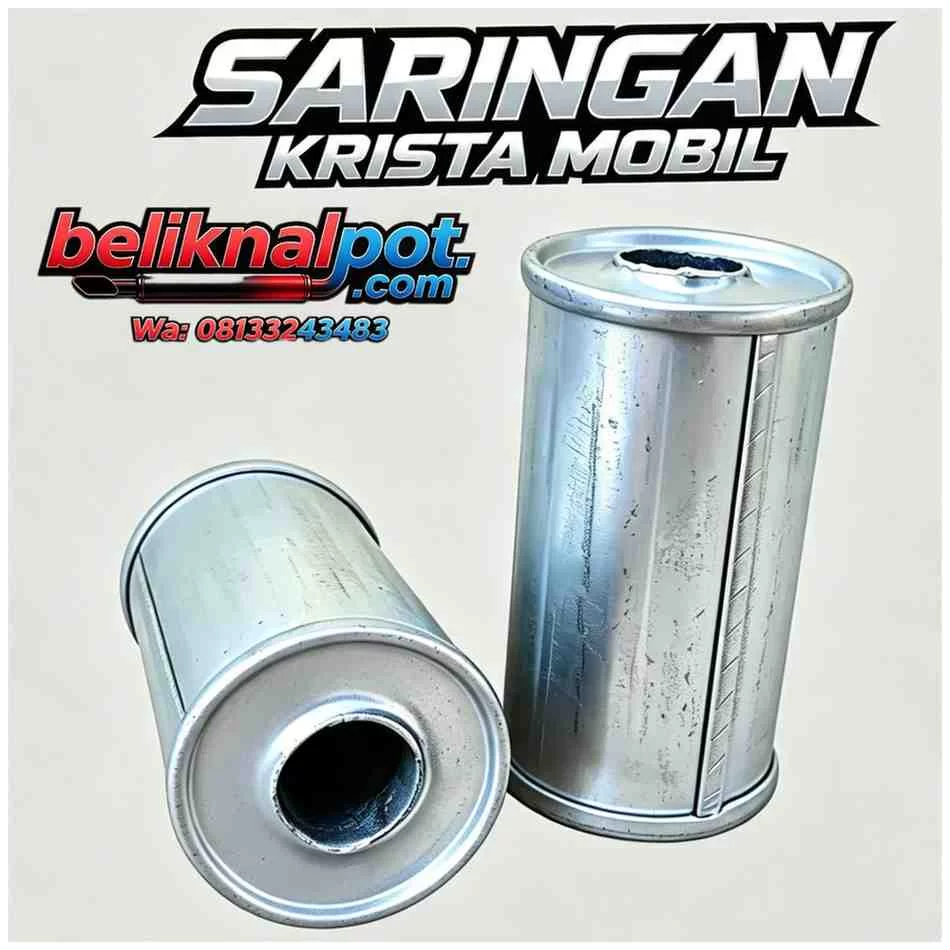 SARINGAN KRISTA MOBIL FILTER KNALPOT BAHAN GALVANIS TEBAL KUAT DAN TAHAN LAMA